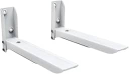 Suporte de Parede Para Fornos e Micro-ondas em Aço Carbono, Comprimento Ajustável, Design Slim e Instalação Prática, Branco, MW05WH, ELG