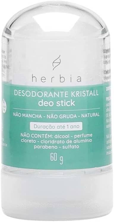 Desodorante Kristall Deo Stick 60G Natural E Vegano Herbia