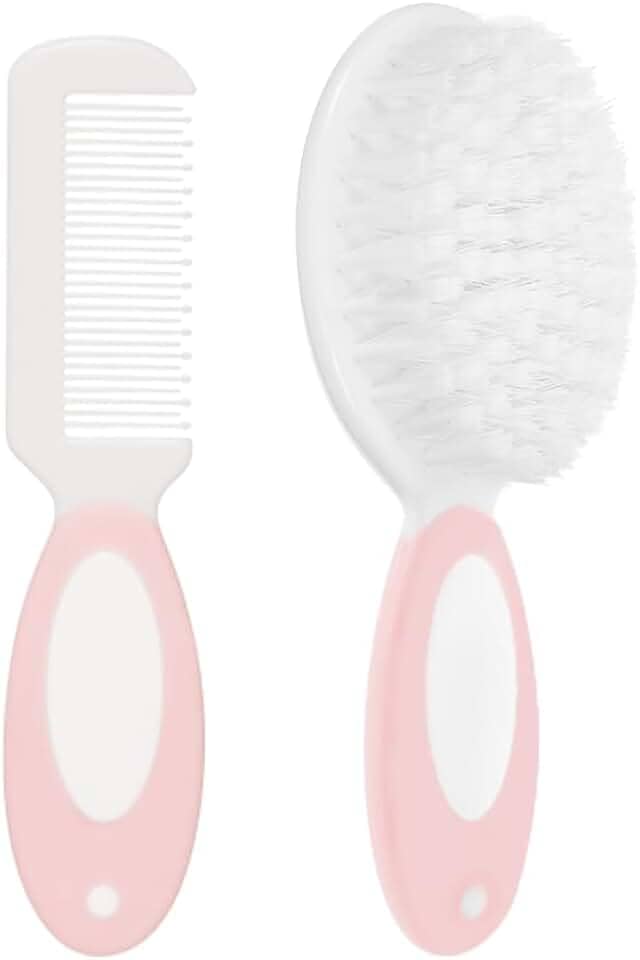Buba Escova E Pente Baby - Rosa Rosa
