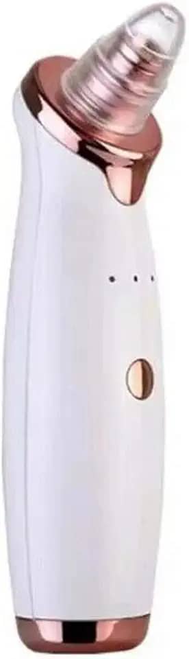 Removedor de Cravo Elétrico Poro de Sucção a Vácuo Diamante Dermoabrasão Limpador de Rosto (Branco)