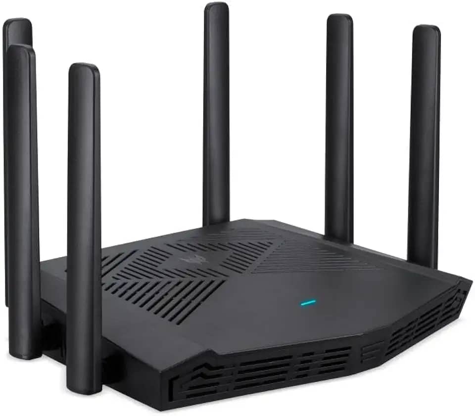 Roteador Acer Predator Connect W6x Wi-Fi 6 AX6000 de banda dupla Quad-core A53