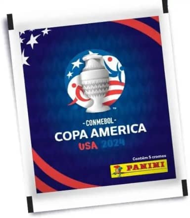 1 Envelope de Figurinhas da Copa America
