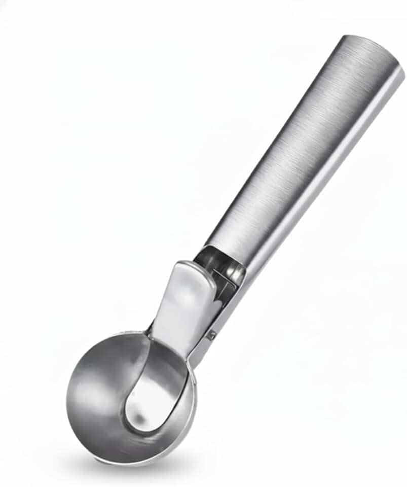 Colher de Sorvete Profissional em Aço Inox com Ejetor – Storeasy