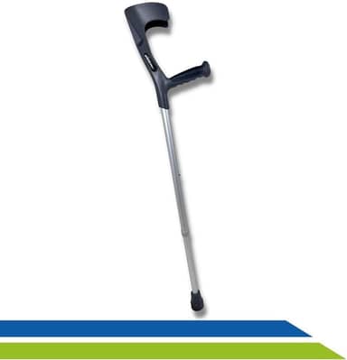 Muleta Canadense em Alumínio Regulável e Sistema Antirruído 130 Kg - Par - Hidrolight