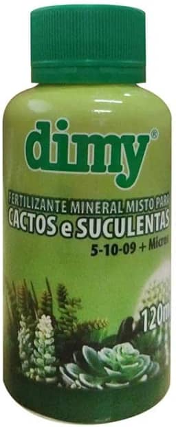 Fertilizante Dimy Cactus e Suculenta para Jardim 120ml