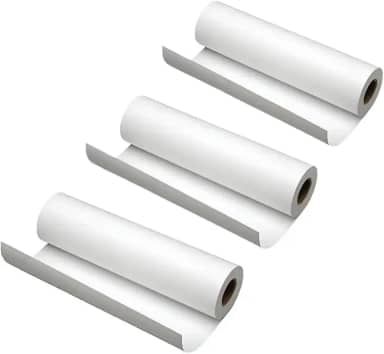Kit 3 Unids. Papel Manteiga em Rolo, 29cm x 7,5m, para Geladeira, Forno, Freezer e Micro-ondas