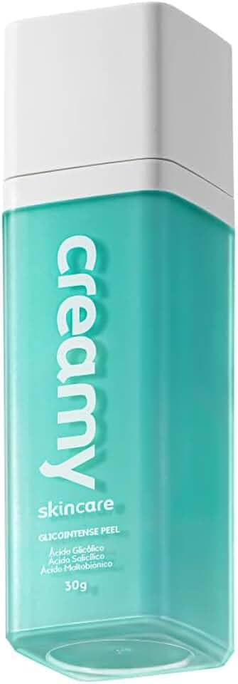 Creamy Skincare Glicointense Peel 30g | Elimina Cravos e Espinhas, Combate a Formação da Acne, Controla a Oleosidade e o Brilho Excessivo | Peles Oleosas, Uso Noturno