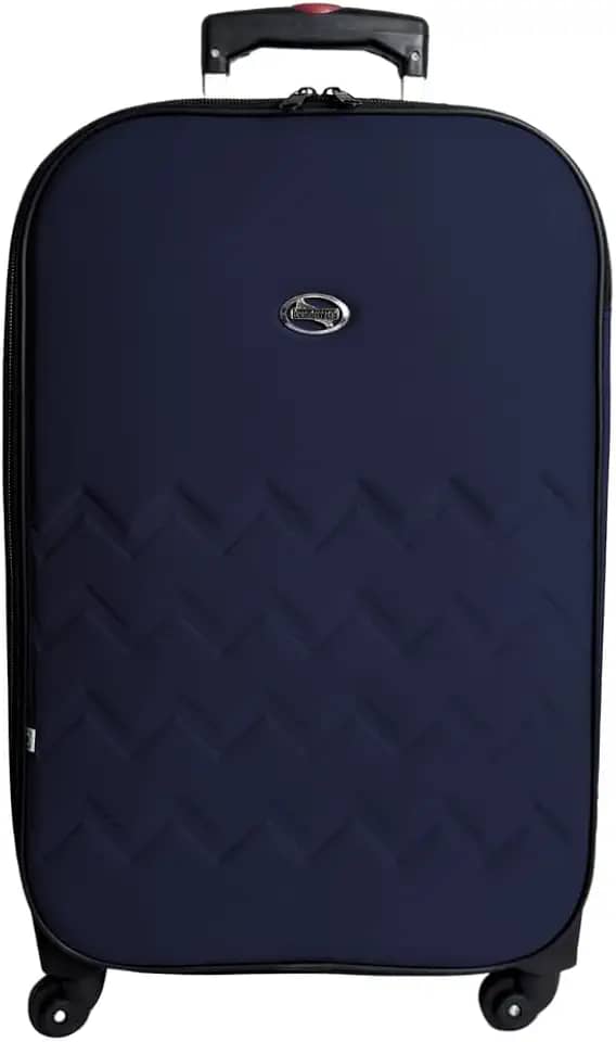 Mala de viagem 23Kg Giratória 360° Forrada e Resistente (Azul)