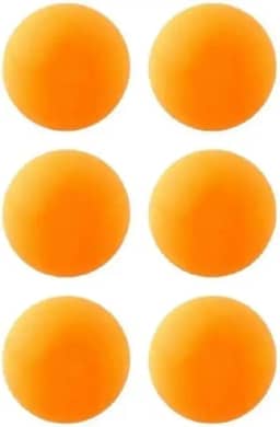 Kit Com 6 Bolas Bolinhas De Ping Pong Tenis de Mesa Branca