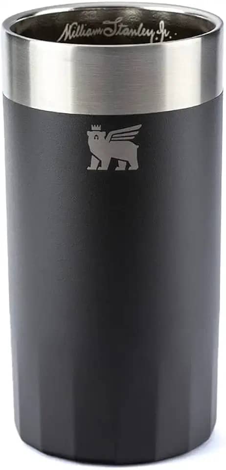 Stanley - Copo prismático isolado para cocktails, antiderrapante, para bebidas quentes ou frias, 381 m, Foundry Black