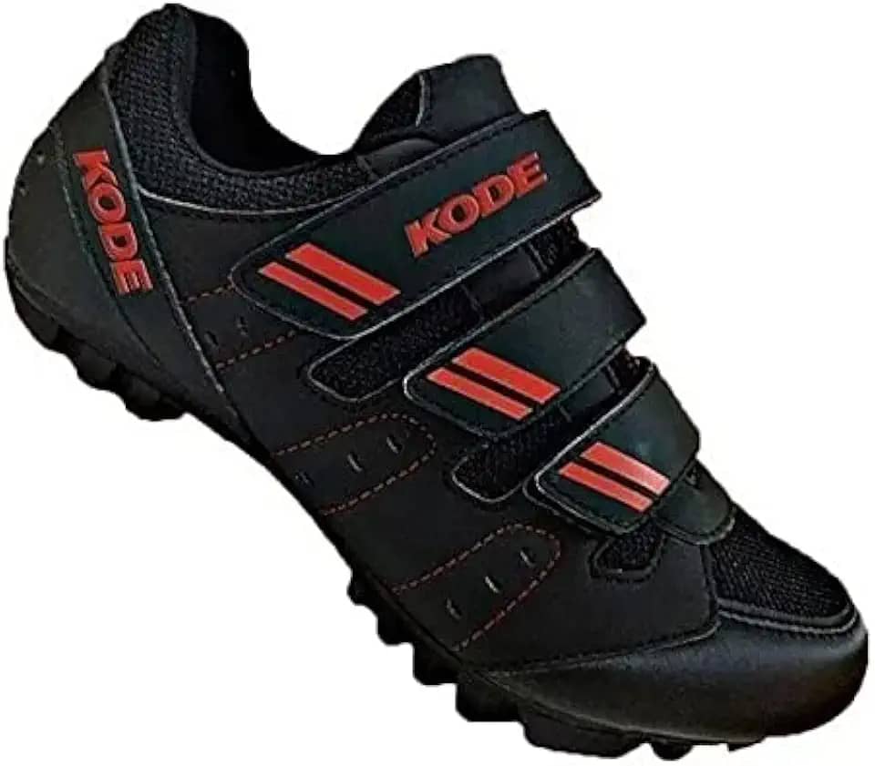 Sapatilha Ciclismo Unissex Kode Mtb Active Preto Vermelho SSX Multicoisas