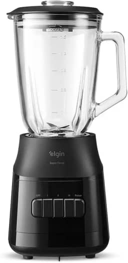 Liquidificador Super Force Elgin com Jarra de Vidro de 1,9L 900W 110V