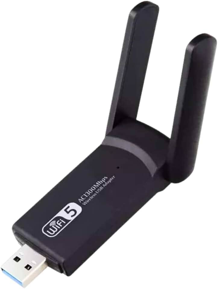 Adaptador Usb Wifi Wireless Dual Band Ac1200 5ghz e 2.4ghz 1200mbps Duas Antena
