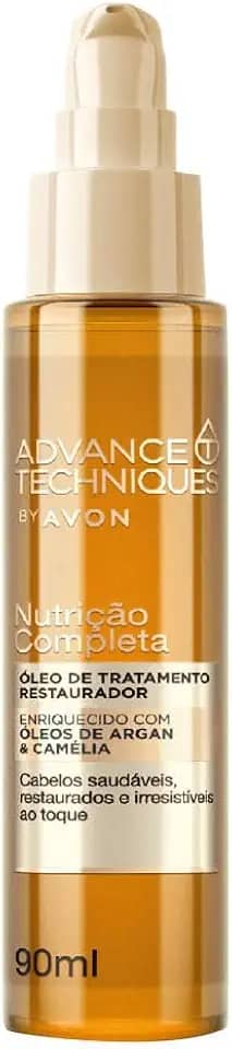 Óleo de Tratamento Restaurador Nutrição Completa Argan & Camélia - 90ml - Avon