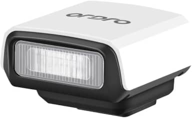ORDRO FL-10 Mini câmera flash flash Speedlite para câmeras Fuji/Sony/Nikon/Canon, câmeras de filme digital, mini lanterna quente portátil para câmeras DSLR (branca)