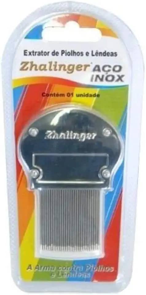 Zalingher Pente De Aço Extrator De Piolho E Lêndeas Ref 0149 Zhalinger