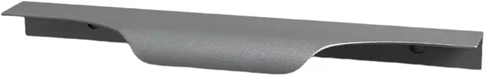 Puxador para moveis wave de alumínio para armário ropeiro gaveta porta cozinha (Prata, 200mm)