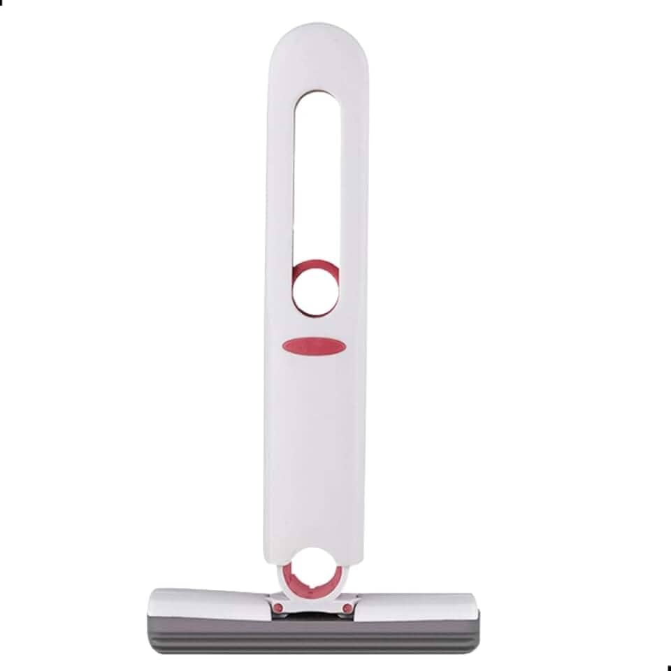 Mini Mop Dobrável Portátil Super Absorvente | Limpa e Seca sem Molhar as Mãos | Ideal para Cozinha, Pia, Vidros e Piso