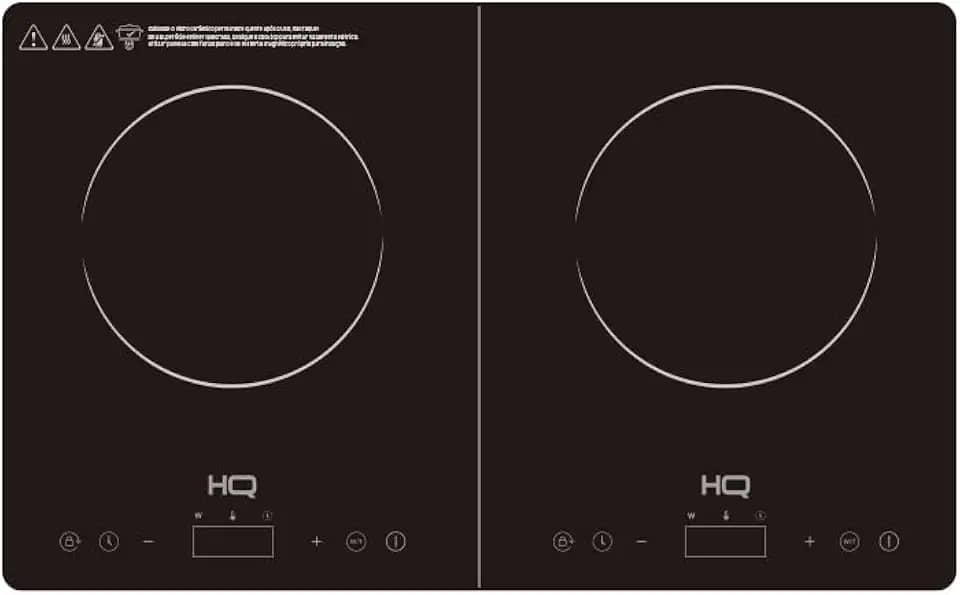 Cooktop de Indução HQ 2 Bocas Portátil 2000W Preto HQ-IDS3502 127V