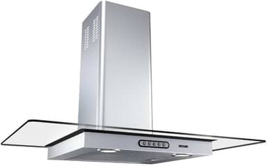 COIFA DE PAREDE Fogatti VIDRO RETO DUTO SLIM 80CM 220V INOX