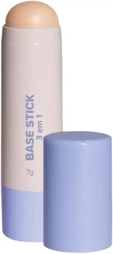Base Stick 3 em 1, Base, Corretivo e Contorno, Acabamento Soft Matte, 7g, Resistente à Água, Longa Duração - Maquiagem (02, Padrão)