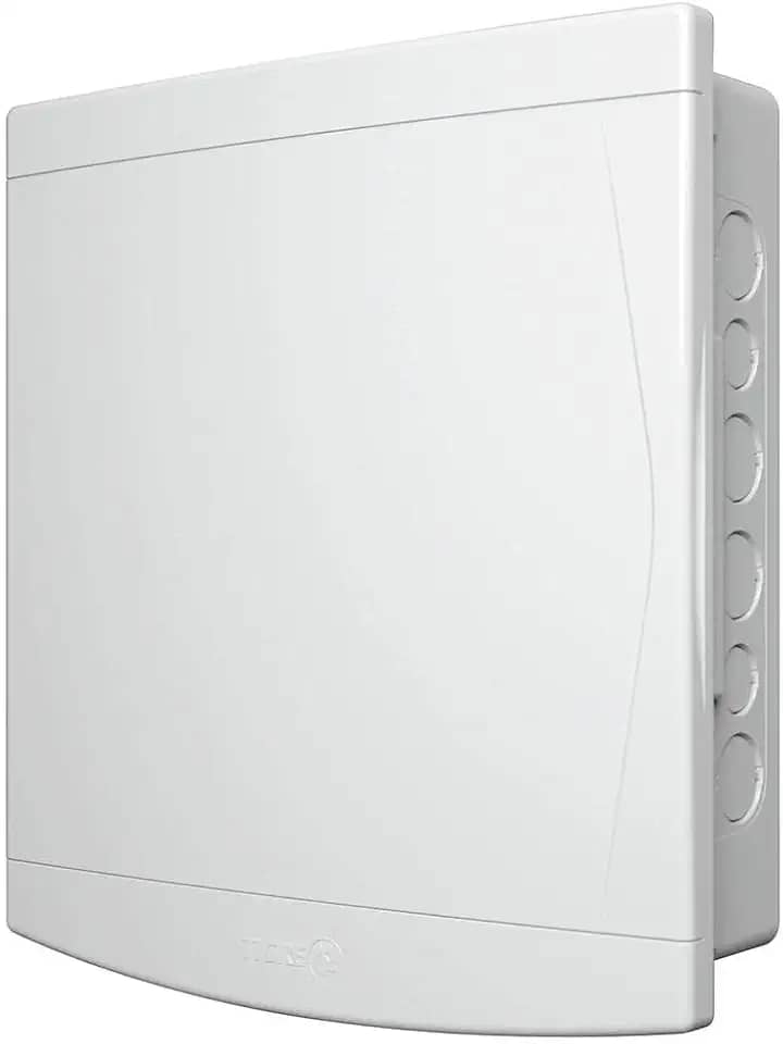 Quadro de Distribuição de Embutir 12/16 Disjuntores Branco