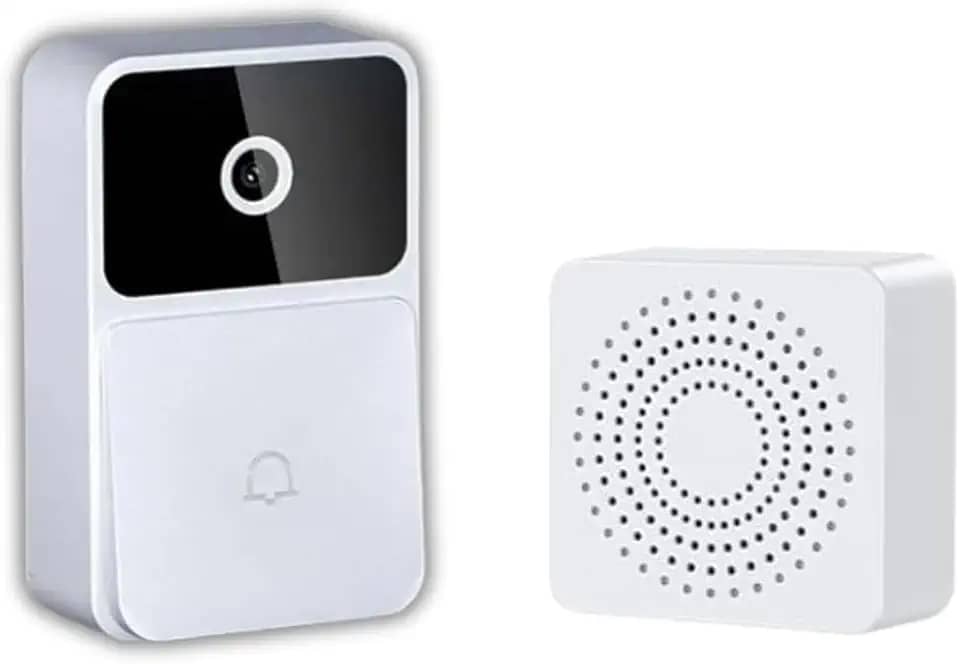Campainha Inteligente Wi-Fi com Câmera HD – Interfone Sem Fio, Áudio Bidirecional, Acesso Remoto via App, Segurança Residencial