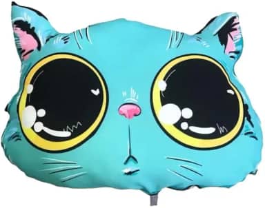 Almofada De Bichinho Gato Decoração Presente Amigo Secreto (Gato Azul)