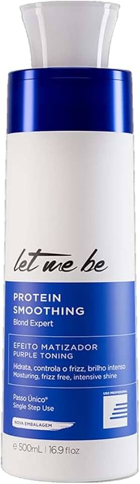 Protein Smoothing Blond - Escova Progressiva Passo Único Efeito Matizador 500ml, Let Me Be