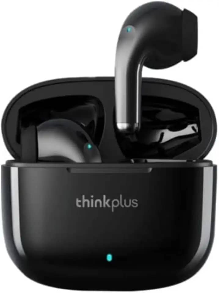 Fones de Ouvido Bluetooth 5.1 LP40 Pro – 20h de Bateria, Microfone Integrado, Resistente à Água, com Gancho para Esportes e Chamadas (Preto)