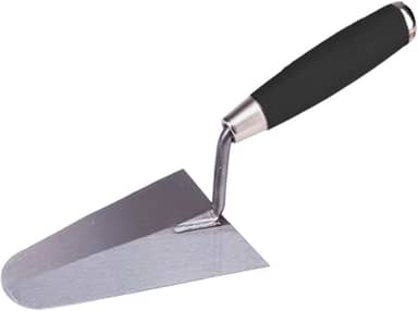 Colher de Pedreiro, Metal com Cabo de Madeira, Ferramenta para Alvenaria e Reboco