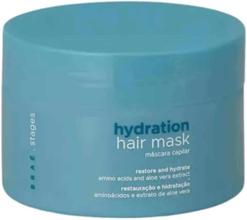 Máscara Capilar BRAÉ Stages Hidratação - Efeito Derretido, Condicionante Profunda, Brilho e Maciez - Hair Mask 200g