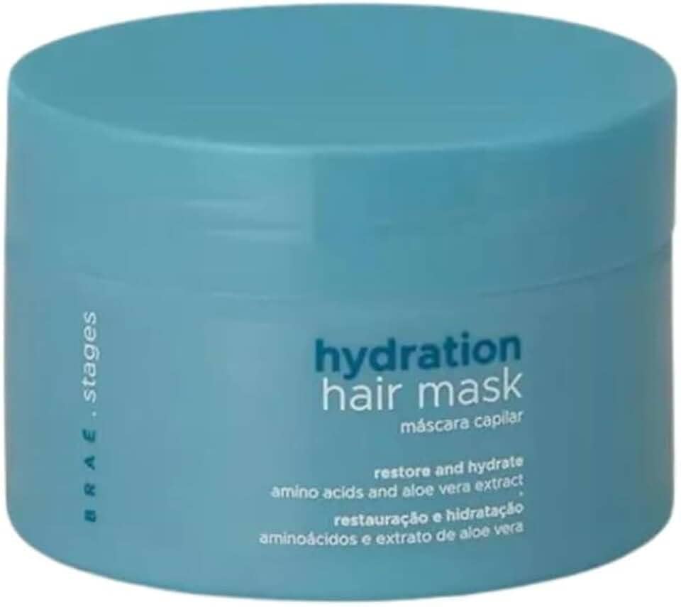 Máscara Capilar BRAÉ Stages Hidratação - Efeito Derretido, Condicionante Profunda, Brilho e Maciez - Hair Mask 200g