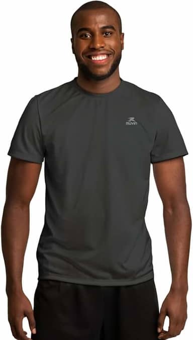 Camiseta Dry Basic SS FPS 50 Muvin – Manga Curta – Masculina – Proteção Solar UV50 – Camiseta Para Academia Treino Funcional – Pilates – Yoga – Corrida – Ginástica Fitness – Caminhada – Secagem Rápida
