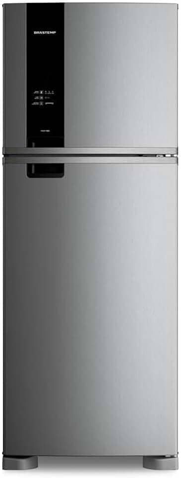 Geladeira Brastemp Frost Free Duplex A+++ 463 Litros Cor Inox com Fresh Box e Cold Room - BRM55FK 110V