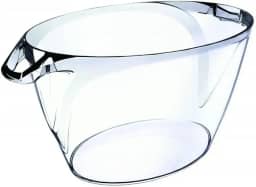 Balde De Gelo Oval Para Champagne | Em AcríLico Cristal 5 Litros | Champanheira Elegante Para Festas E CelebraçõEs Especiais