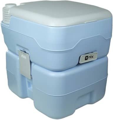 Nautika, Banheiro Químico, Ecocamp 20L, Vaso Sanitário Portátil, Suporta Até 120Kgs, Ideal Para Pescarias, Campings, Barcos, Viagem e Atividades Outdoor, Feito Em Polietileno