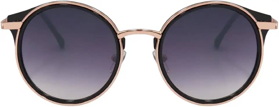 Óculos de Sol Redondo Gatinho Premium Blogueira Elegante UV400 Feminino - Modelo Florença - Cacife Brand