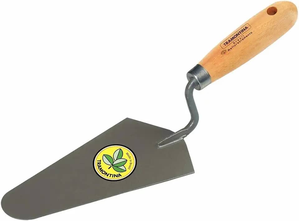 Tramontina Colher De Pedreiro 8", Cabo De Madeira Com Furo