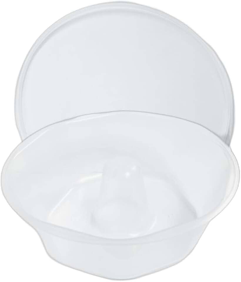 Forma De Pudim Com Tampa Forneável Grande 500ml 06un