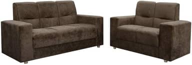 Sofá 2 e 3 Lugares Turin Suede Flash Estofados