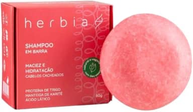 Shampoo em Barra para Cabelos Cacheados Herbia 80g