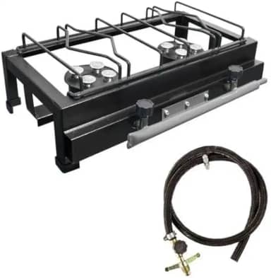 Roa Fogão Industrial 2 Bocas LX Alta Pressão com Mangueira e Registro
