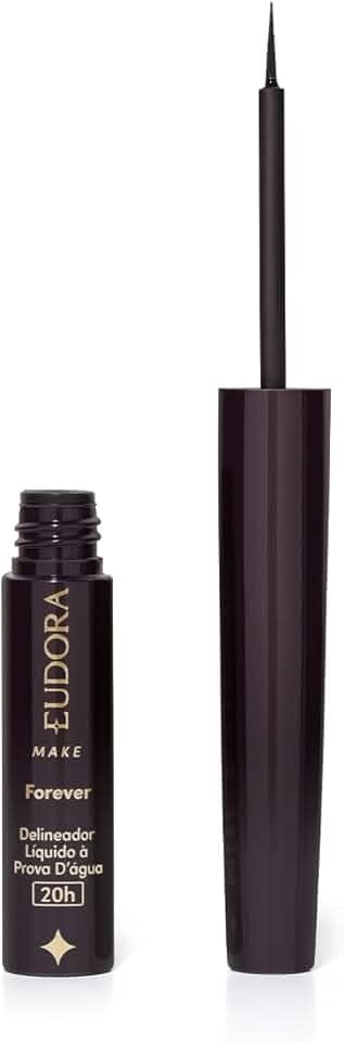 Eudora Make Forever Delineador Líquido Preto À Prova D'água 3ml