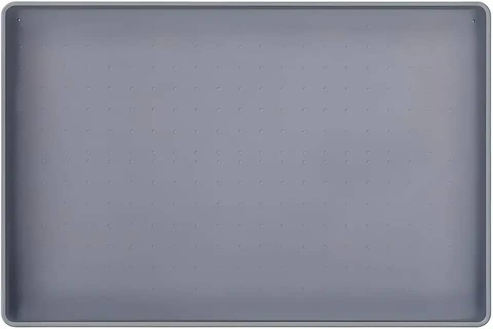 Tapete de Silicone Impermeável Life para Pets AZ-301, Antiderrapante com Borda Elevada, Prático Limpar para Comedouro e Bebedouro de Cães e Gatos