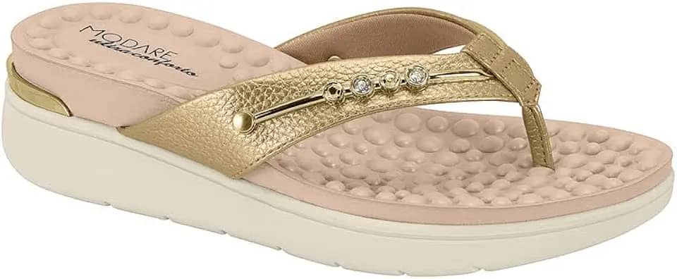 TAMANCO ORTOPÉDICO FEMININO MODARE 7151.115 PALMILHA MASSAGEADORA SOLADO COM 5CM