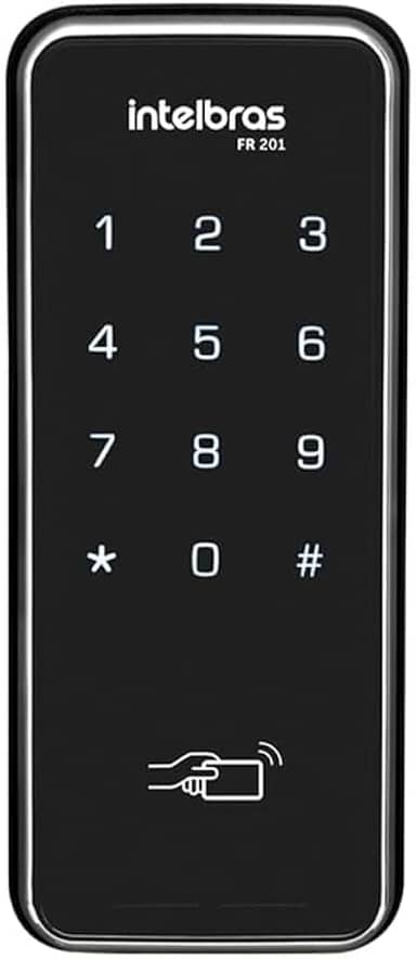 Fechadura Digital de Sobrepor Touch Screen FR 201 Intelbras