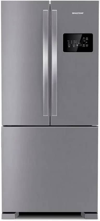 Geladeira Brastemp Frost Free French Door A+++ 554 litros Cor Inox - BRO85AK 220V