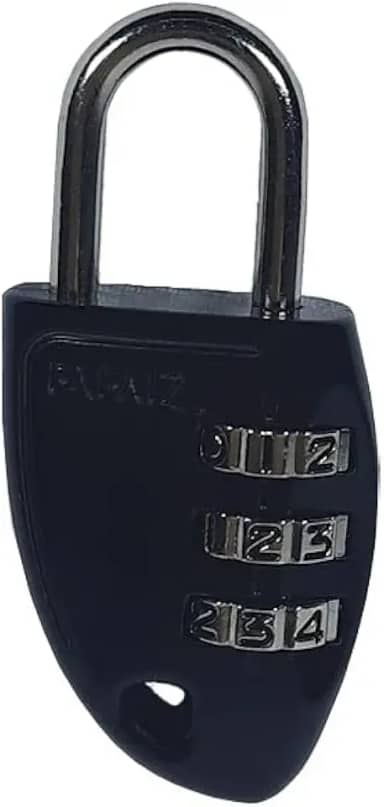 Cadeado De Segredo, Papaiz, C23, Preto