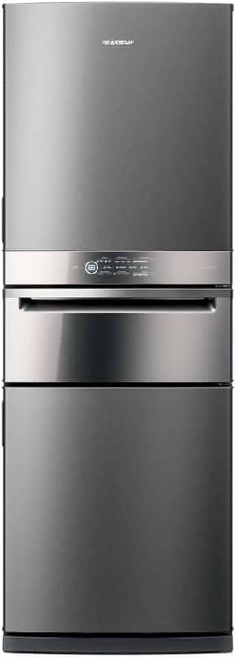 Geladeira Brastemp Inverse 3 Frost Free 419 litros cor Inox com Freeze Control Pro-BRY59CK 110V